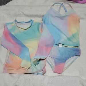 Place Light Gray Top with White Logo and Heart Accents